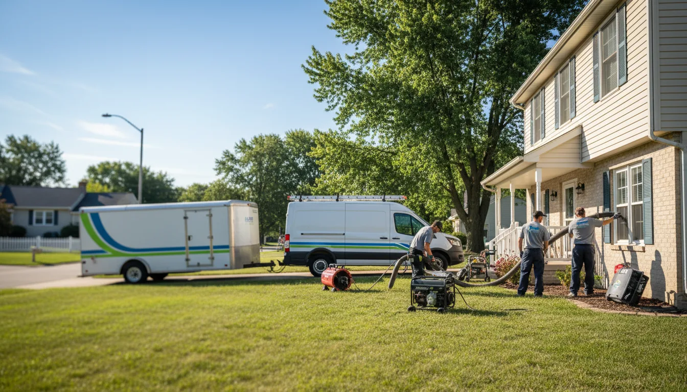 Flooded Basement Restoration And Cleanup With Repair in Holt, MI near me
